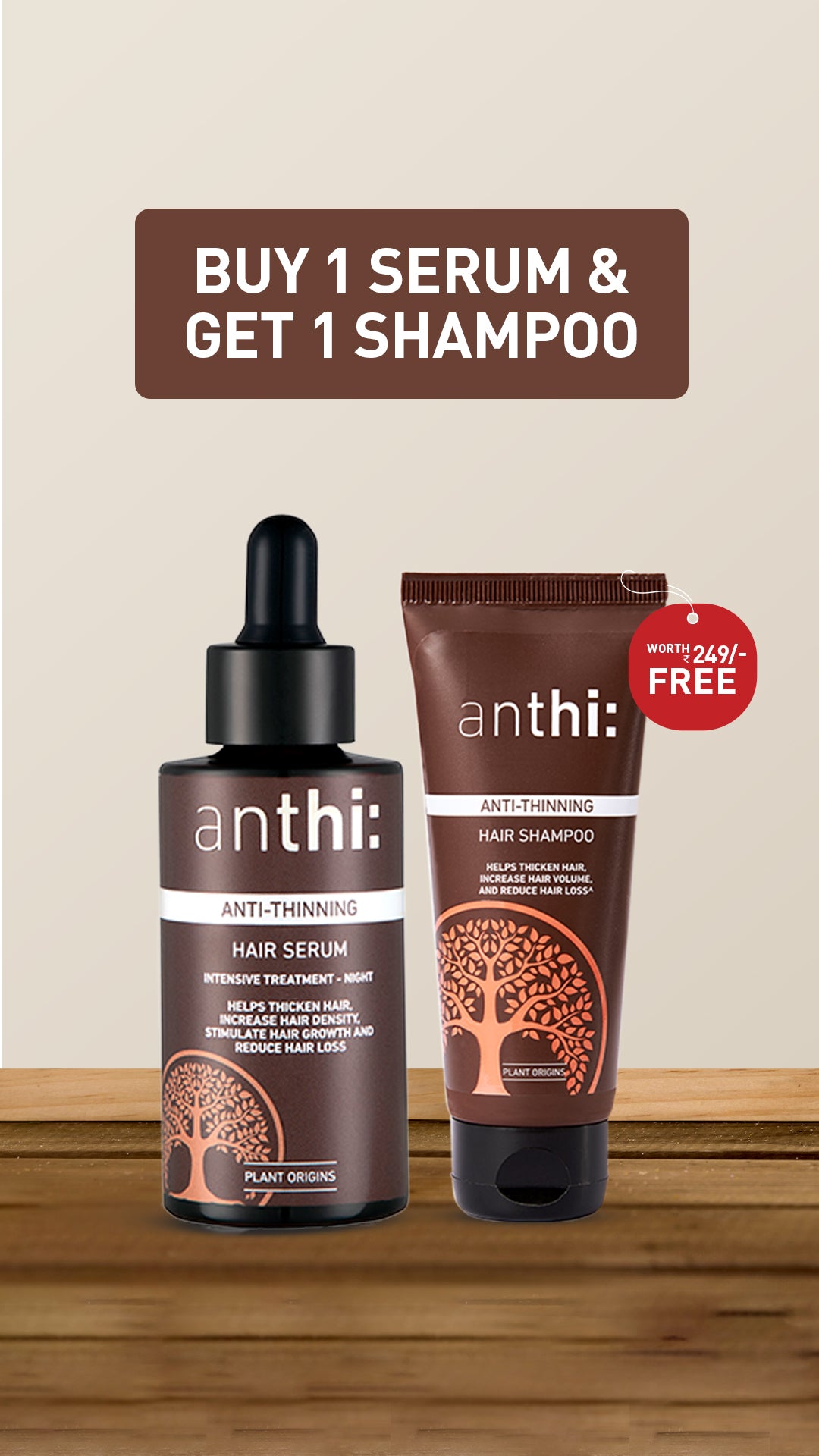 Buy 1 Anthi's Anti-Thinning Hair Serum and Get 1 Anthi's Anti-Thinning Hair Shampoo Free-Offer-2