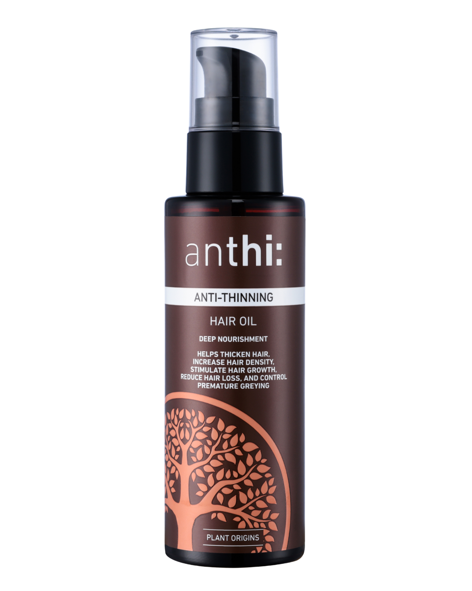 Anthi's Anti-Thinning Hair Oil-For Thinning Hair-Front Label