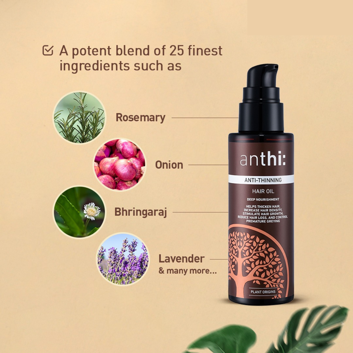 Anti-Thinning Hair Oil with Rosemary